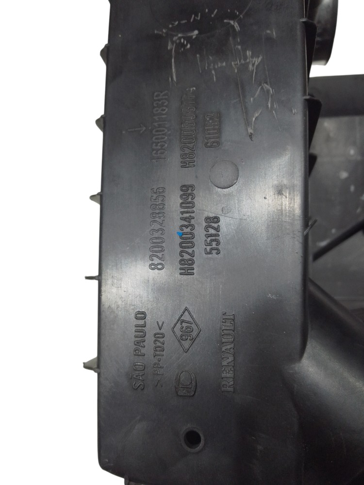 Caixa do filtro de ar Renault original Sandero 2008 2012 5