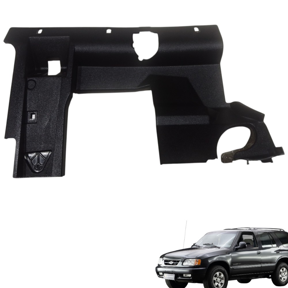 Acabamento Porta Luvas Chevrolet Blazer S10 15710280 Preto