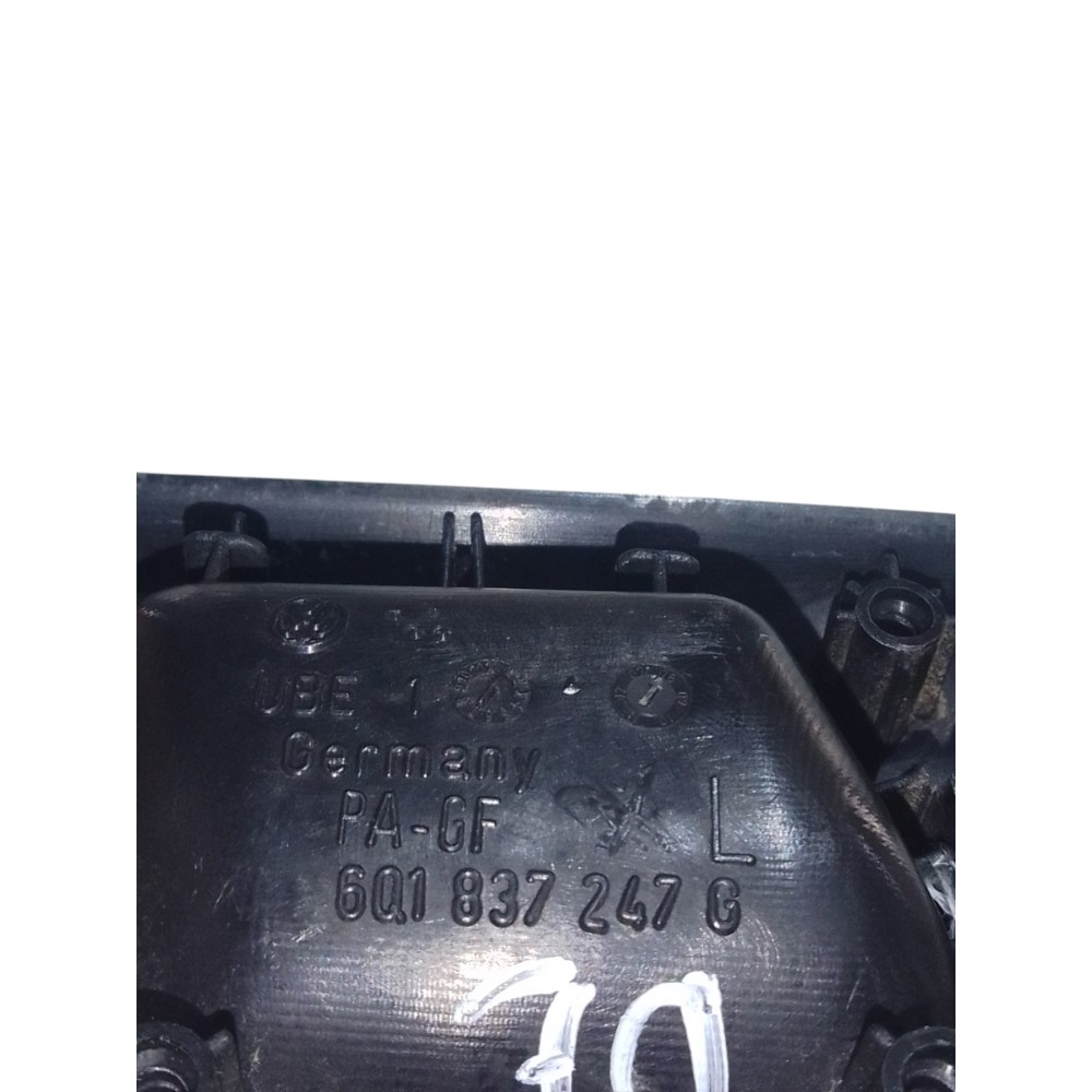 Moldura Maçaneta Interna Dianteira Le Vw Polo 2004 A 2014 Preto 8