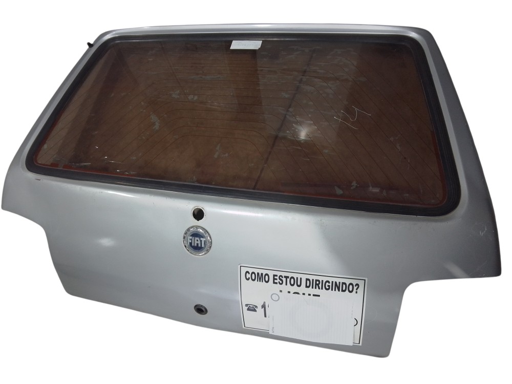 Tampa Traseira Porta Malas Fiat Uno 2004 2013 Prata 5