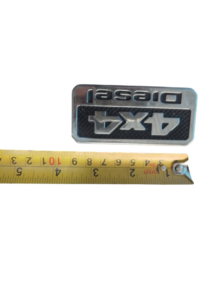 Emblema Letreiro Tampa Traseira Toro 4×4 Diesel Cromado  Cromado 7