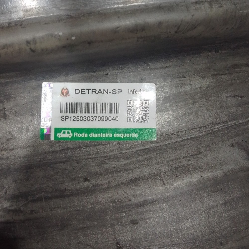Roda esportiva Aro 13 Ferro 4 Furos Fiat Preto 7