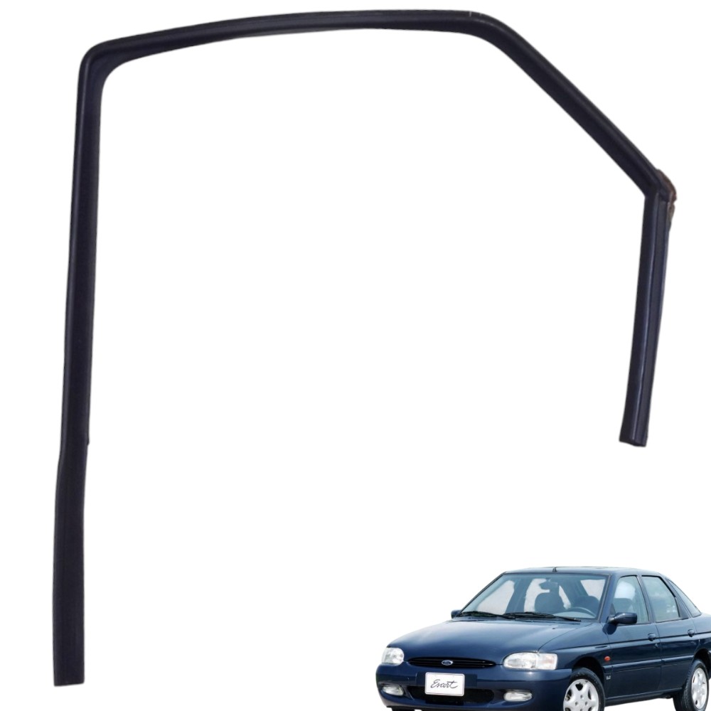 Borracha Vedação Canaleta Traseira Esquerda Ford Escort 1998 Preto