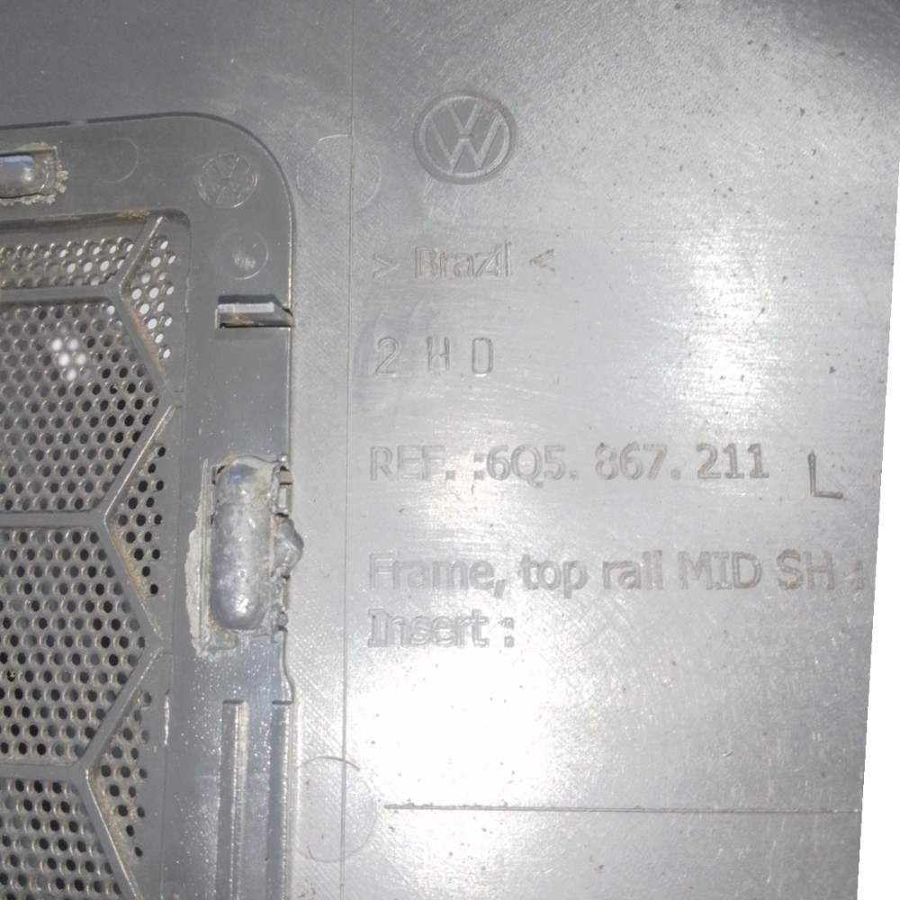 Forro De Porta Traseiro Esquerdo Volkswagen Polo 2003 A 2014 7