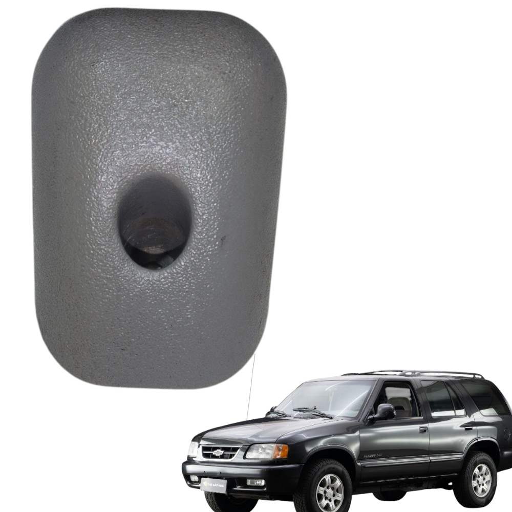 Moldura Dianteiro Direita Trilho Do Banco Chevrolet Blazer Cinza
