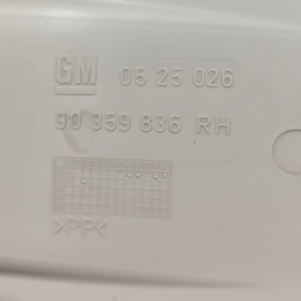 Moldura Acabamento Coluna Central Gm Astra Direito 1995 V20 Branco 5
