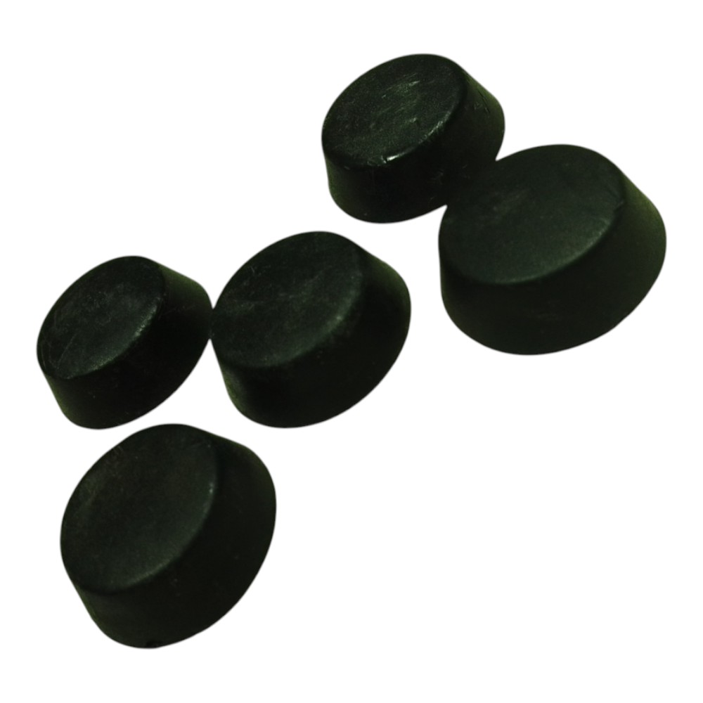 5 Unidades Tampão Parafuso Cinto Fiat Uno Mille V15 Et5249 Preto 5