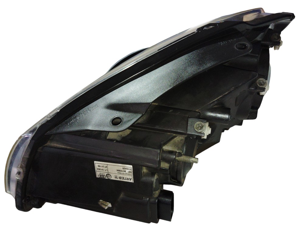 Farol Máscara Negra Direito Vw Fox 2010/14 Spacefox 2011/14 Direito/passageiro 2