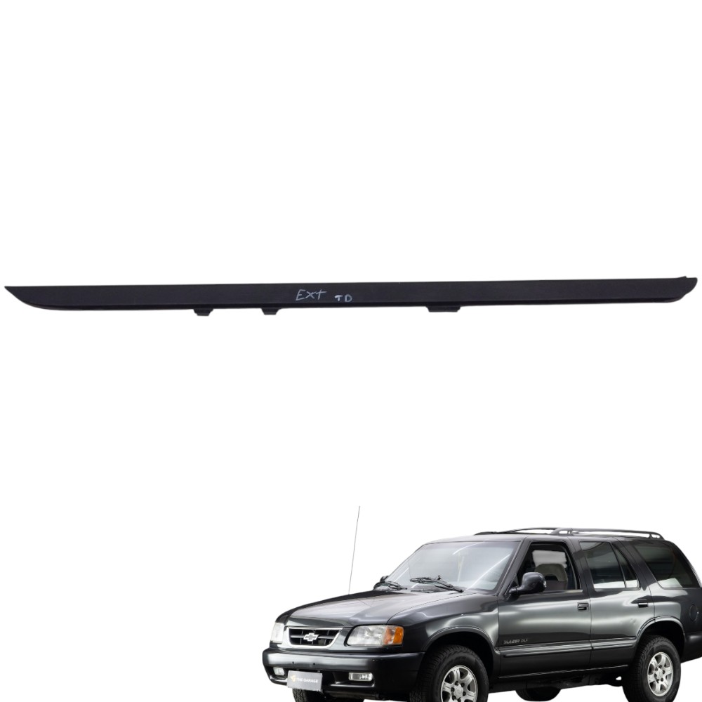 Pestana Externa Porta Traseira Direita Chevrolet Blazer 1997 Preto