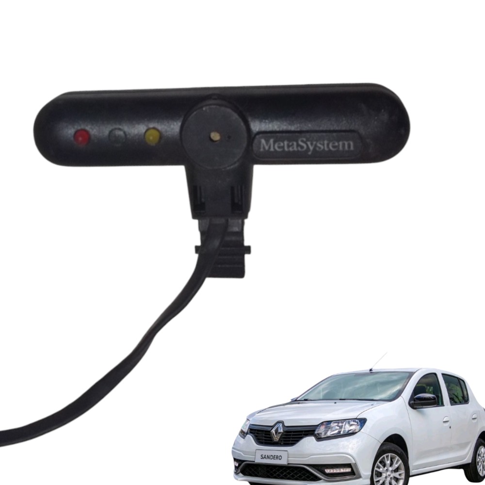 Sensor De Estacionamento Metasystem Renault Sandero Preto