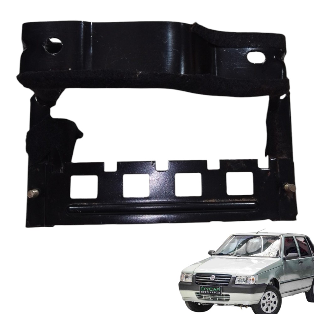 Suporte Caixa fusíveis Fiat uno Mille 2005 / 2006 preto
