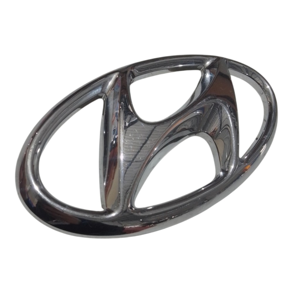Emblema De Grade Dianteira Do Hyundai Hb20 863001s500 Prateado 8