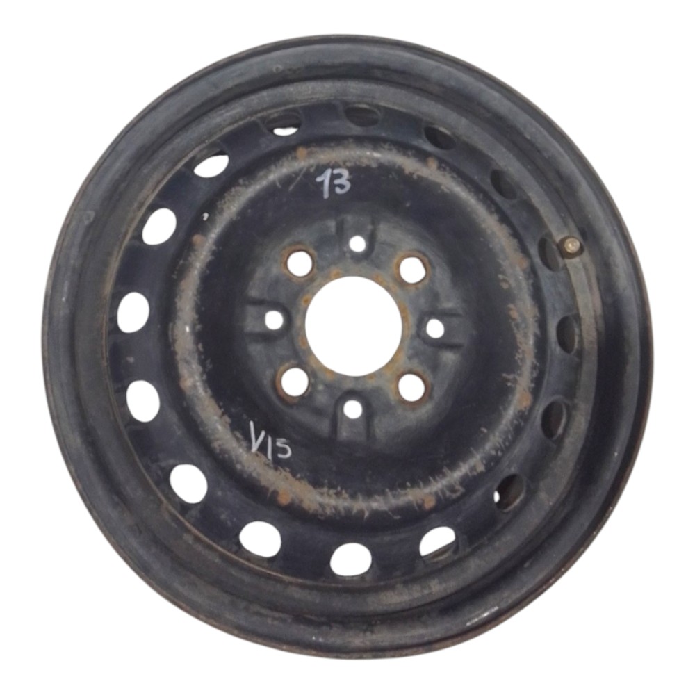 Roda Aro 13 Ferro 4 Furos Fiat Preto 3