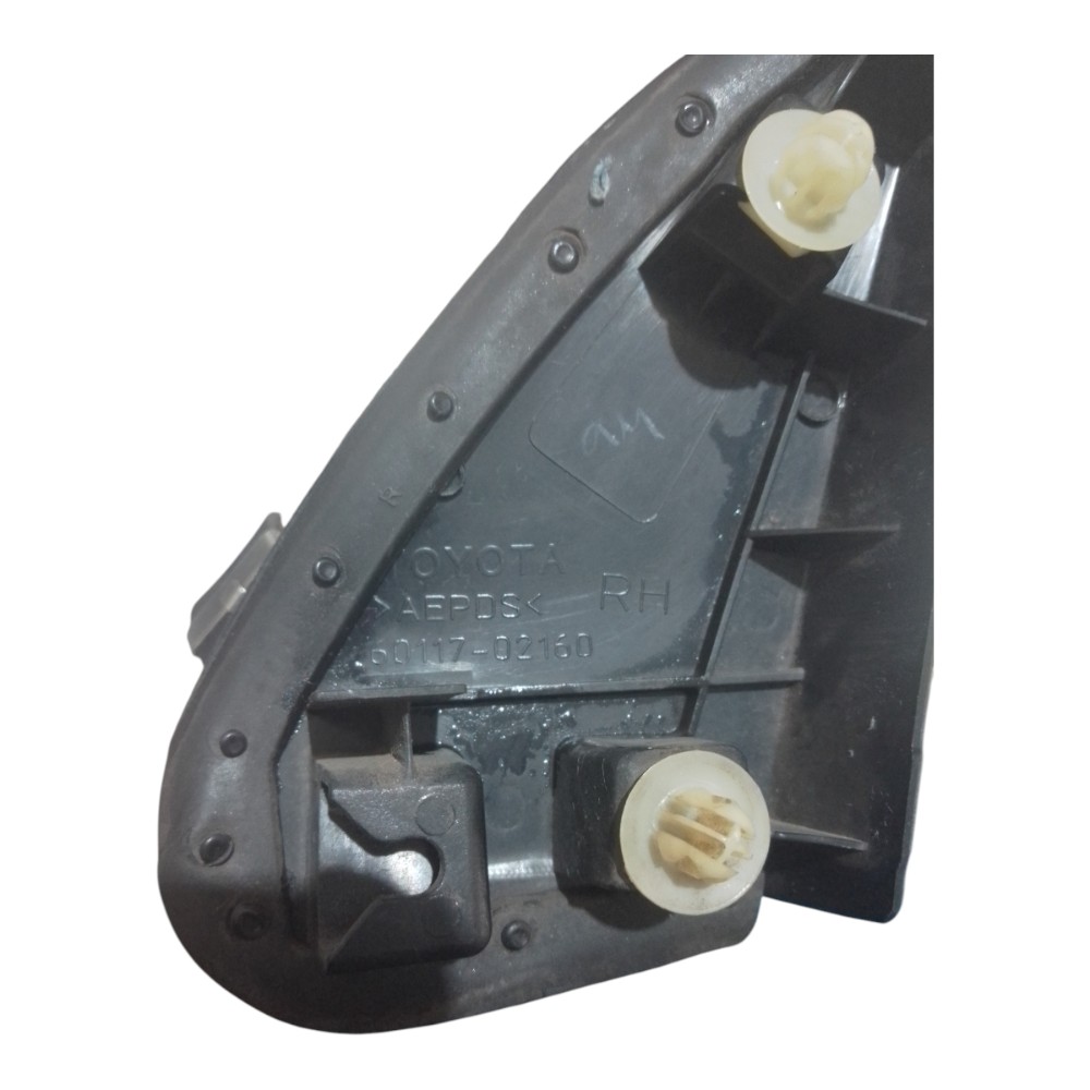 Acabamento Moldura Retrovisor Toyota Corolla 2015/19 Preto 7