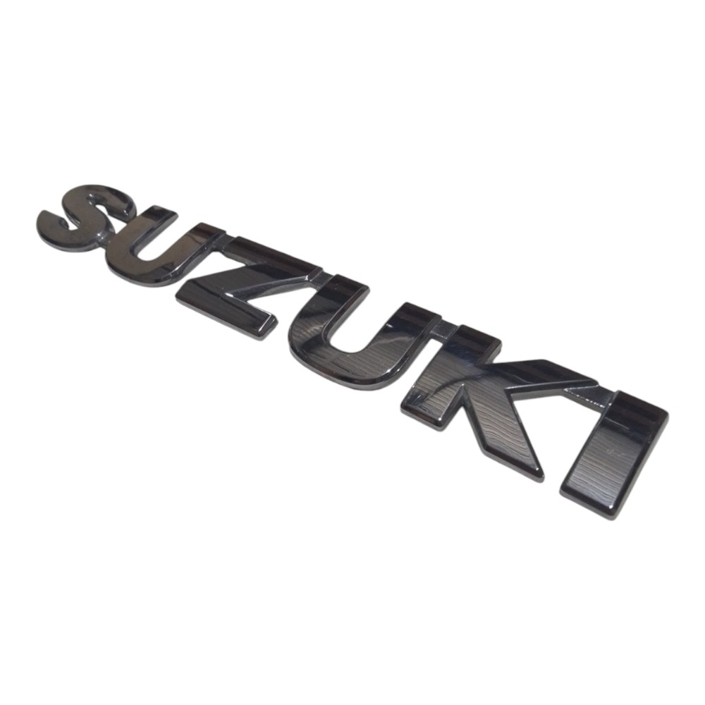 Emblema Traseiro Sa Suzuki Grand Vitara Original Prateado 3