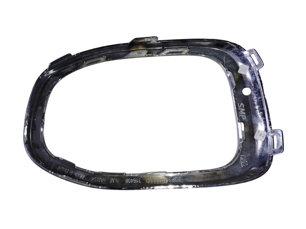 Moldura Farol Milha Lado Direito Volkswagen Tcross 2020/2024 Cromado Direito 4