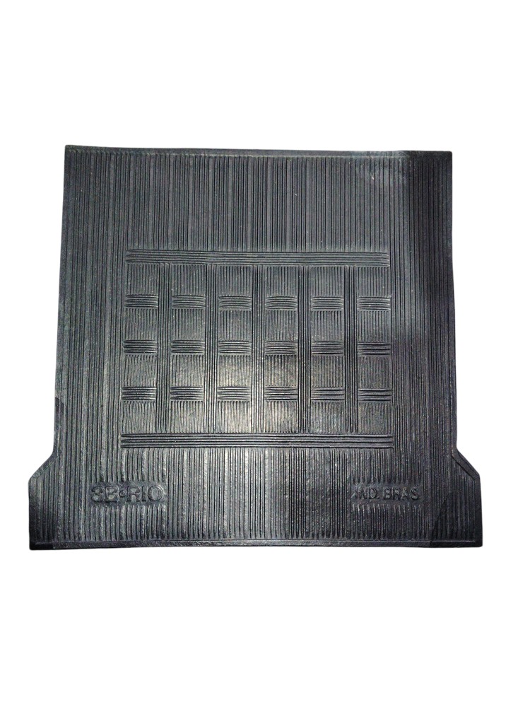 Tapete Borracha Fiat Com Detalhes  Preto