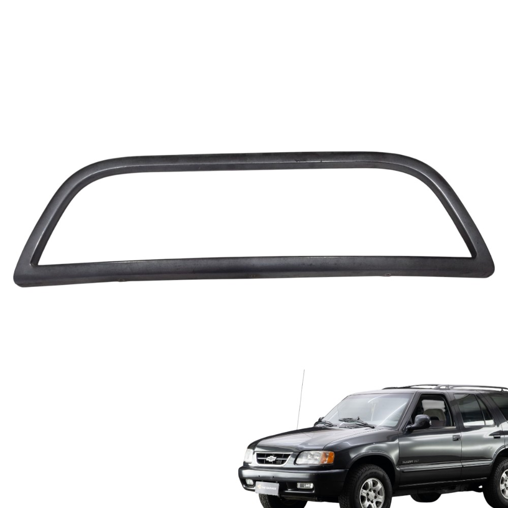 Moldura Grade Dianteiro Chevrolet Blazer S10 1997 93239248 Cinza