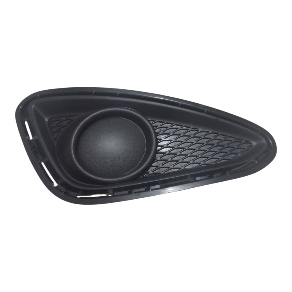 Moldura Grade Farol Milha Direito Hyundai Hb20 2013/19 Preto Preto Direito 3