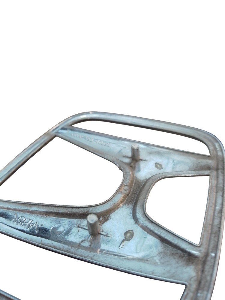 Emblema Cromado Tampa Traseira Honda Fit 2015 A 2021  Prata/ Prata/cromado 7