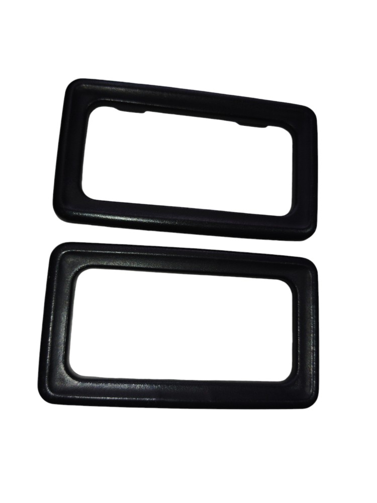 Par Moldura Maçaneta Interna Fiat Uno Mille 1991/2014 Preto Dianteira/traseira 4