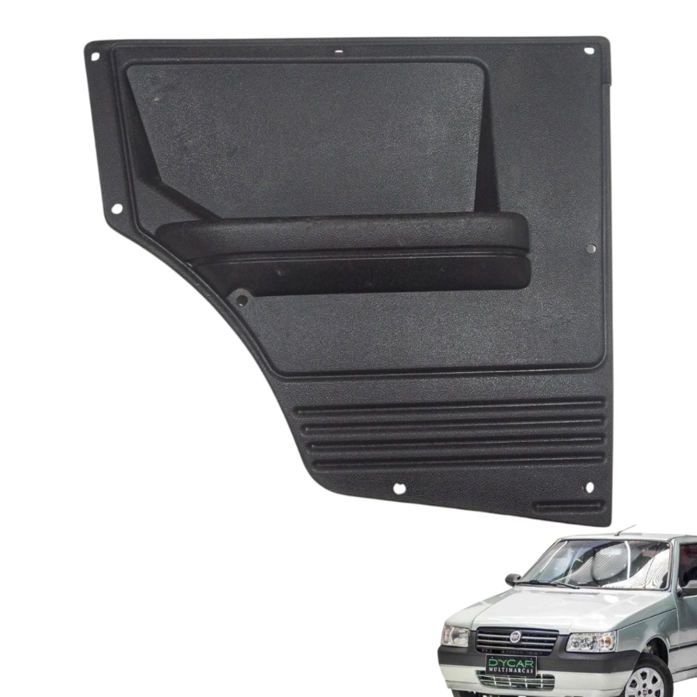Forro Acabameno Traseira Esquerdo Fiat Uno Mille 2003/2004 Preto