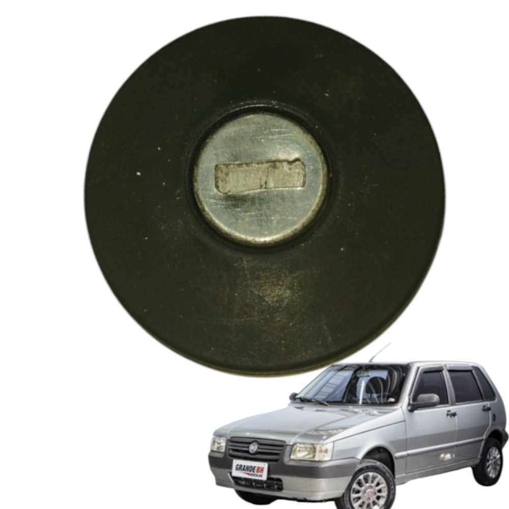 Tampa Tanque De Combustível Gargalo Fiat Uno Mille V19 Preto