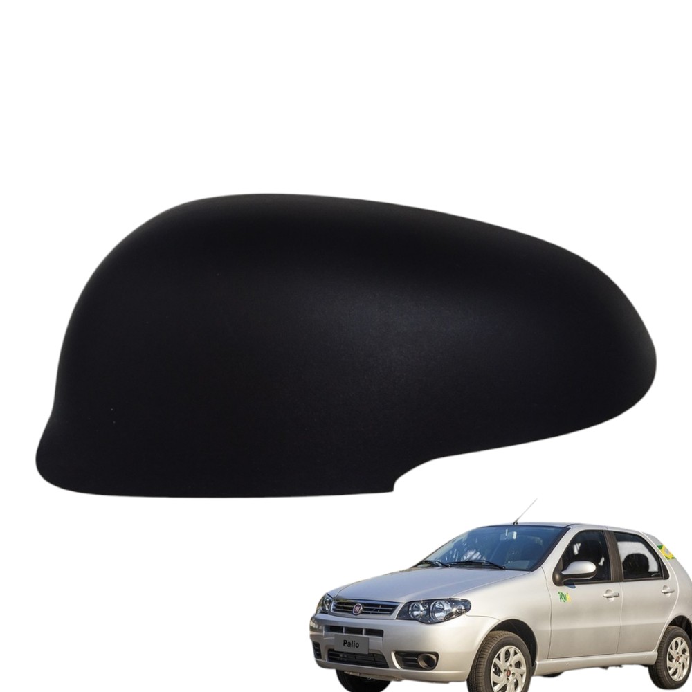 Capa Retrovisor Esquerdo Fiat Palio Mobi – Preto Preto Preto