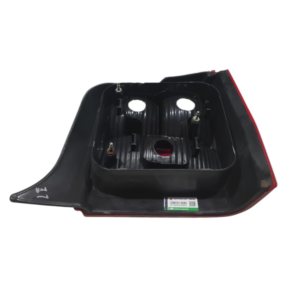 Lanterna Traseira Esquerdo Fiat Uno Mille V19 Esquerdo/motorista Vermelho E Branco 4