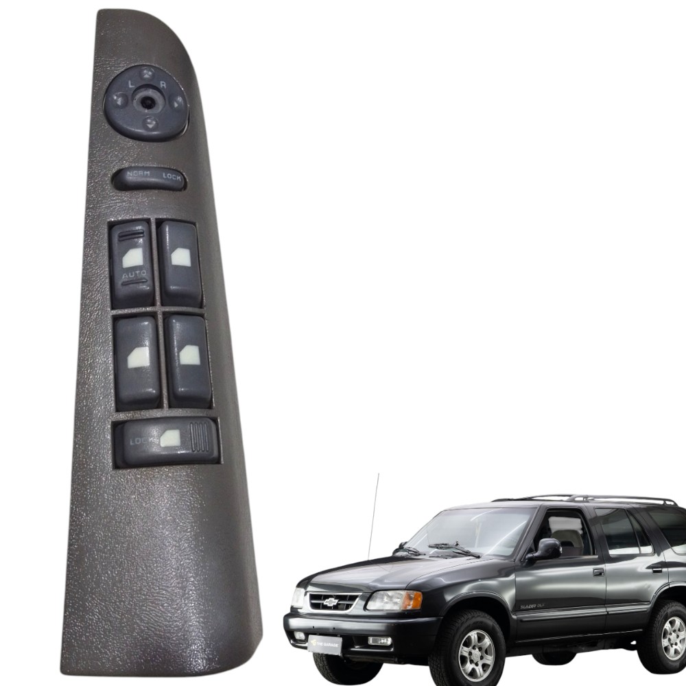 Comando Vidro Botao Dianteiro Esquerdo Chevrolet Blazer 1997