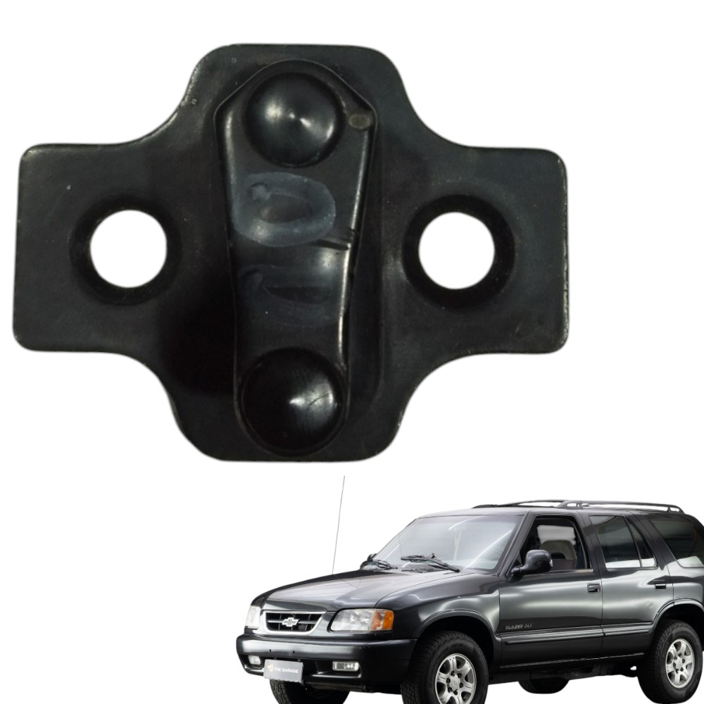 Batente Fechadura Porta Chevrolet Blazer 1997 Et4969 Preto Preto