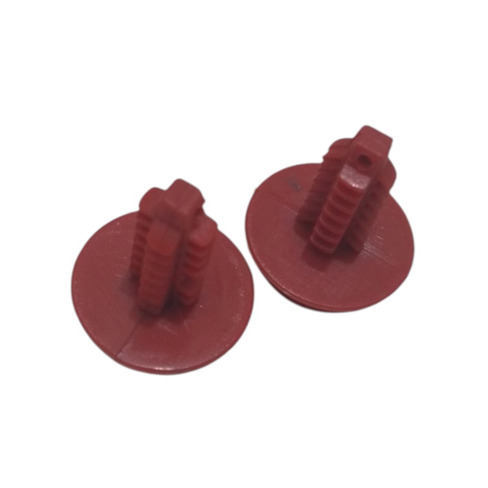 Kic/c 37 Grampos Para Forração Lateral Porta Fiat Palio Vermelho 7