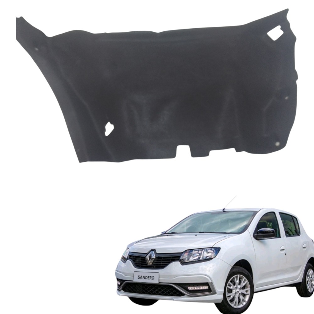 Forro Do Porta Malas Esquerdo Renault Sandero
