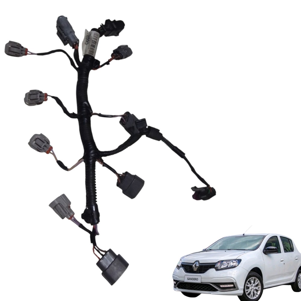 Chicote Bico Injetor 1.6 Renault Sandero Logan Duster 18/20