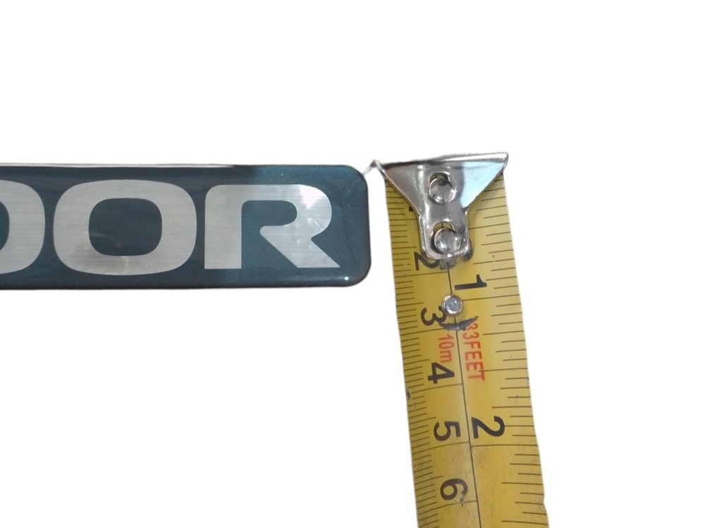 Emblema Adesivo Resinado Outdoor Mitsubishi L200 Triton Cinza 7