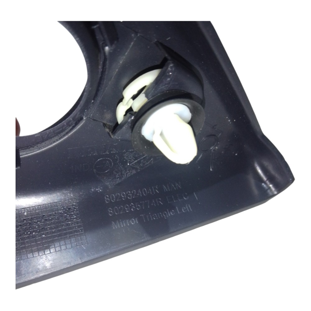 Acabamento Retrovisor Dianteiro/e 14/19 Sandero 802932404r Preto 6