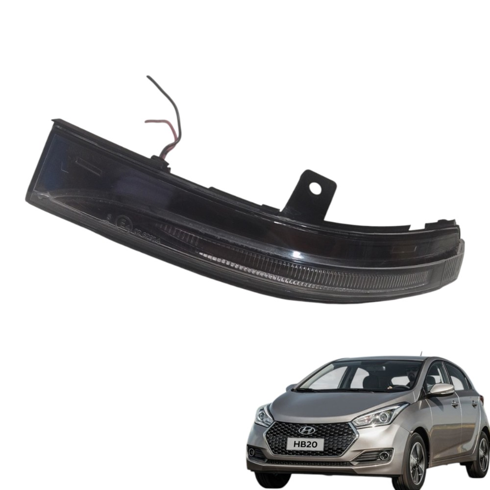 Pisca Do Espelho Retrovisor Do Motorista Hb20 2020/2025 Preto