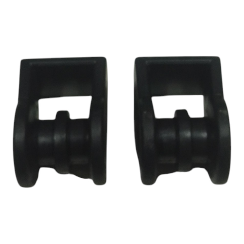 2 Unidades Suporte Roldana Isolador Fiat Uno Mille 2007/2008 Preto 4