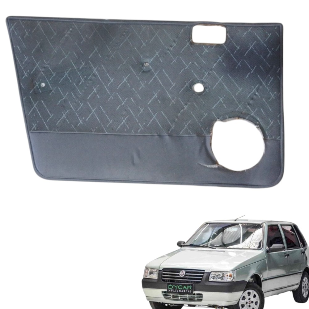 Forro Fiat Uno Mille 2005/2006 Dianteiro Esquerdo 15353 Preto