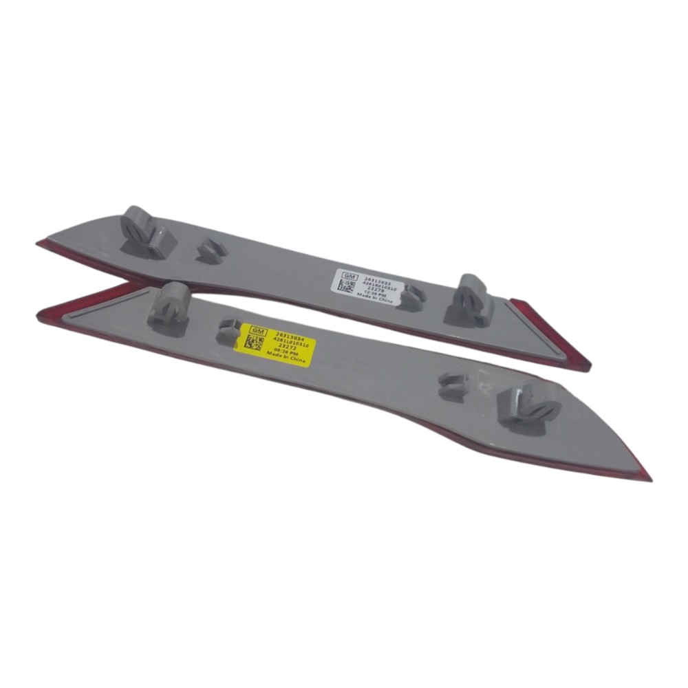 Par Refletor Olho De Gato Para-choque 26313833/26313834 Vermelho 7