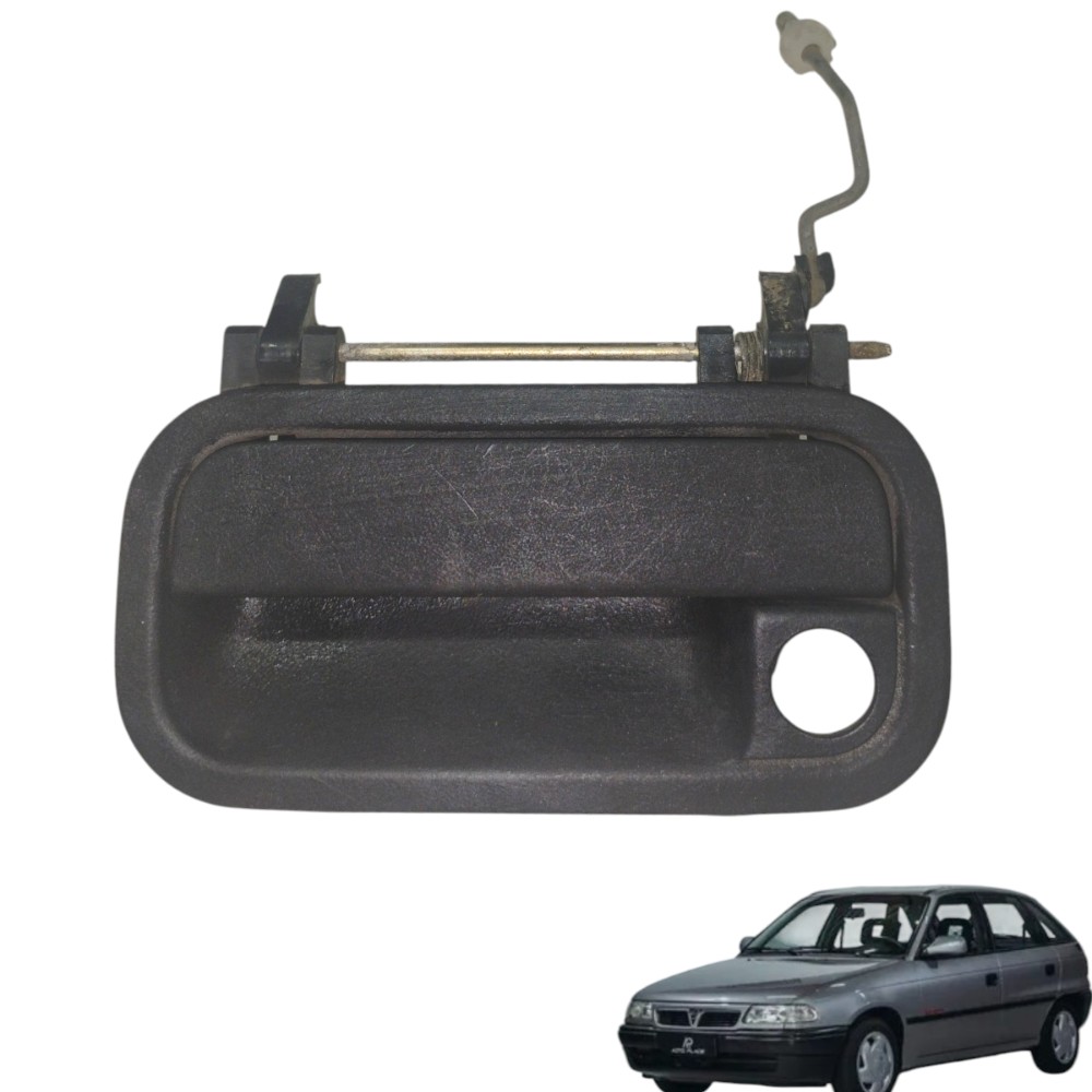 Maçaneta Externa Dianteira Esquerda Gm Astra 1995 V20 712pa6 Preto Dianteira