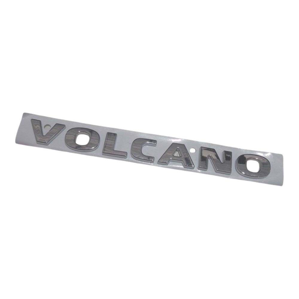 Emblema Sigla Volcano Legal Fiat Volcano Prateado 2