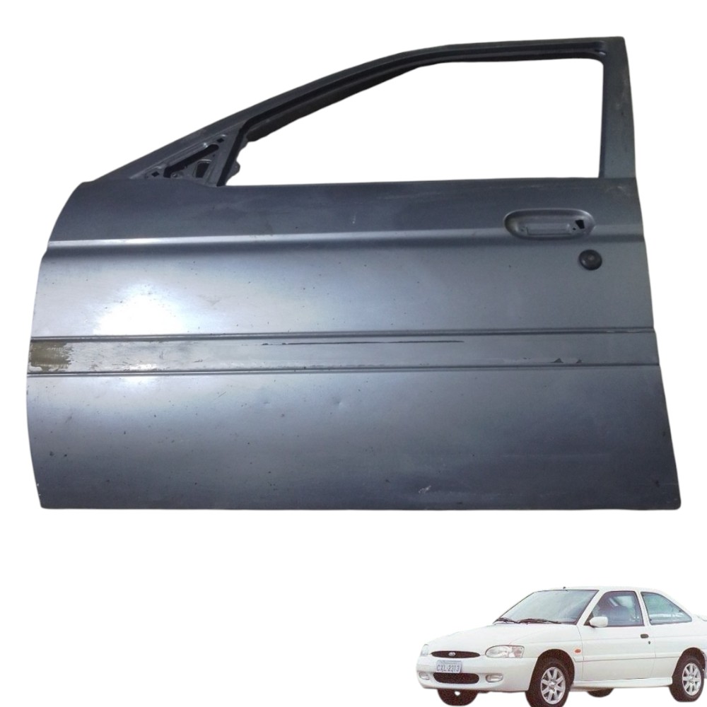 Porta Dianteira Esquerda Do Motorista Do Ford Escort – Dianteira – Esquerdo Motorista – Azul