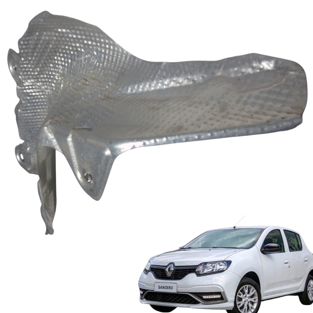 Protetor De Escape Do Renault Sandero/logan 747615103r Prata
