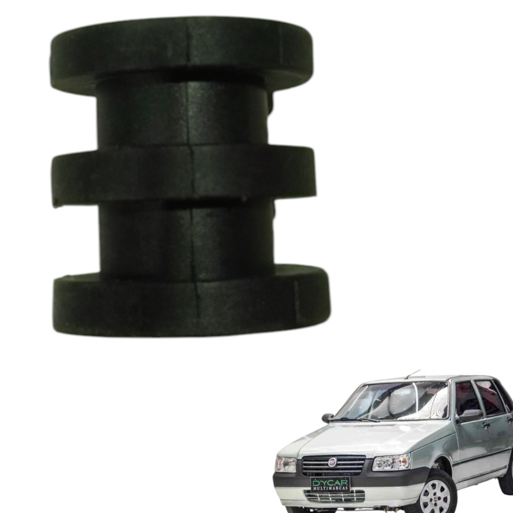 Roldana Isolador Plástico 1 Unidade Fiat Uno Mille 2007/2008 Preto
