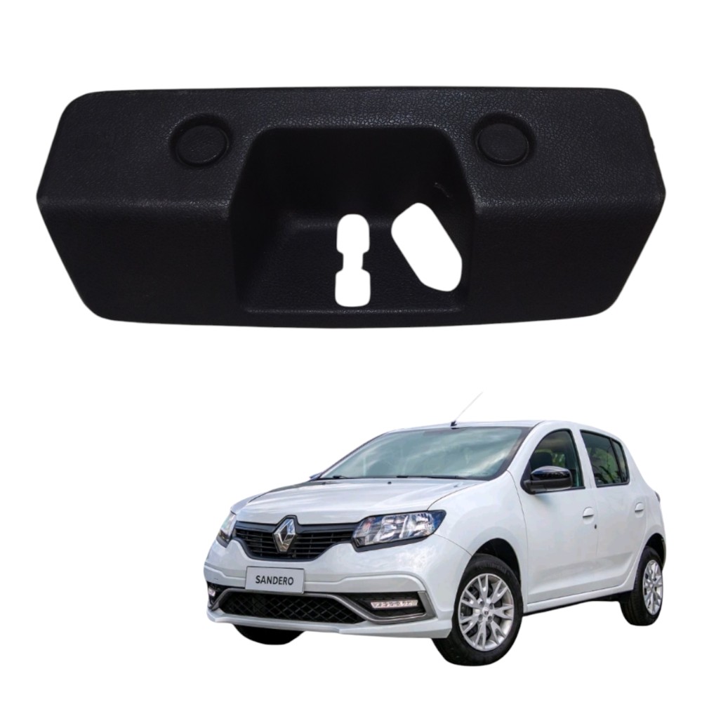 Acabamento Moldura Batente Sandero 2014/18 Preto