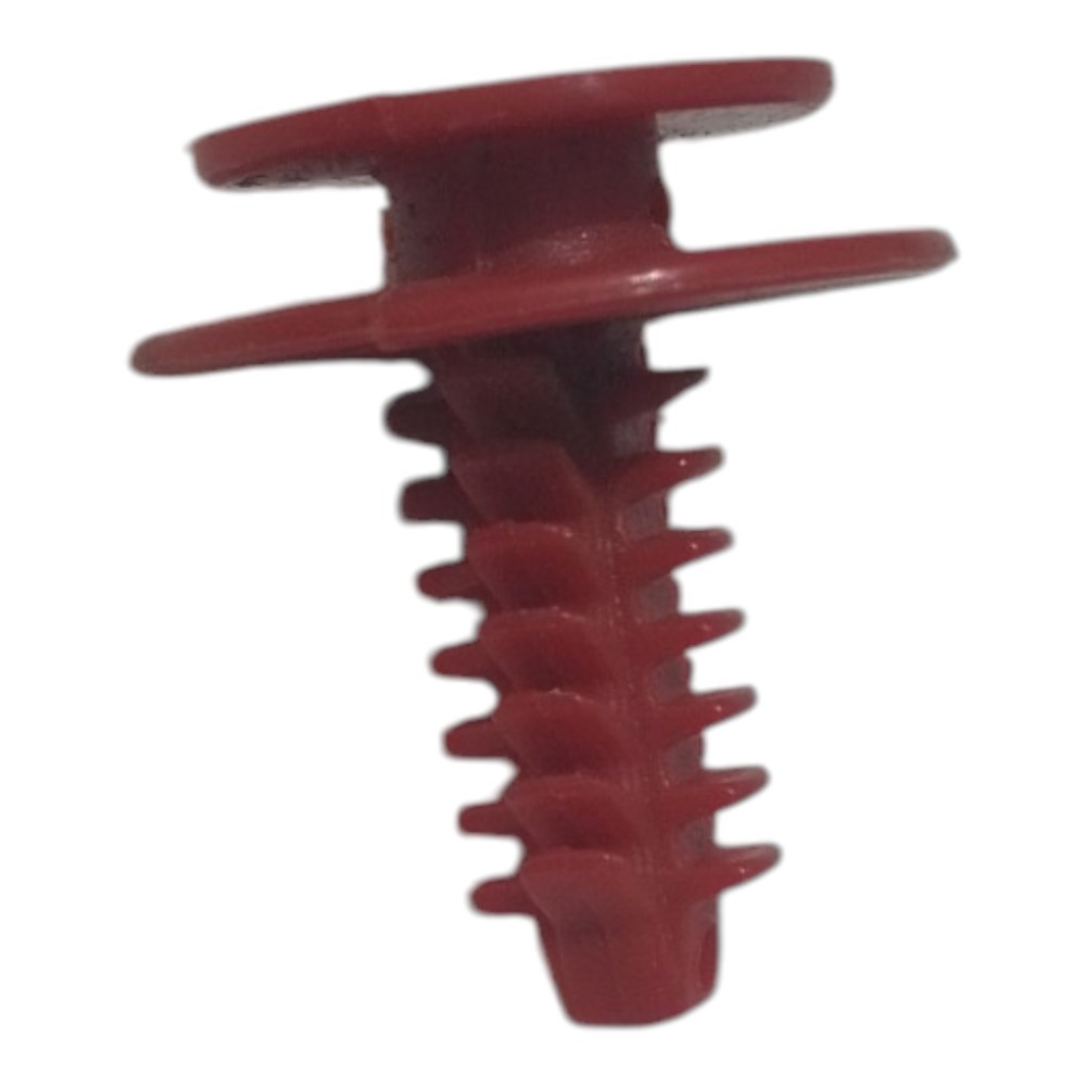 Kic/c 37 Grampos Para Forração Lateral Porta Fiat Palio Vermelho 3