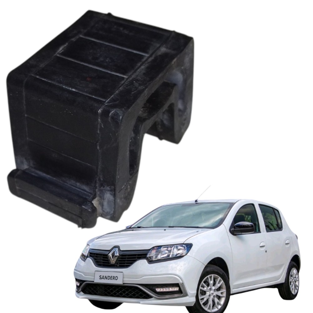 Bucha Suporte Radiador Sandero Duster Logan 215060007r Preto