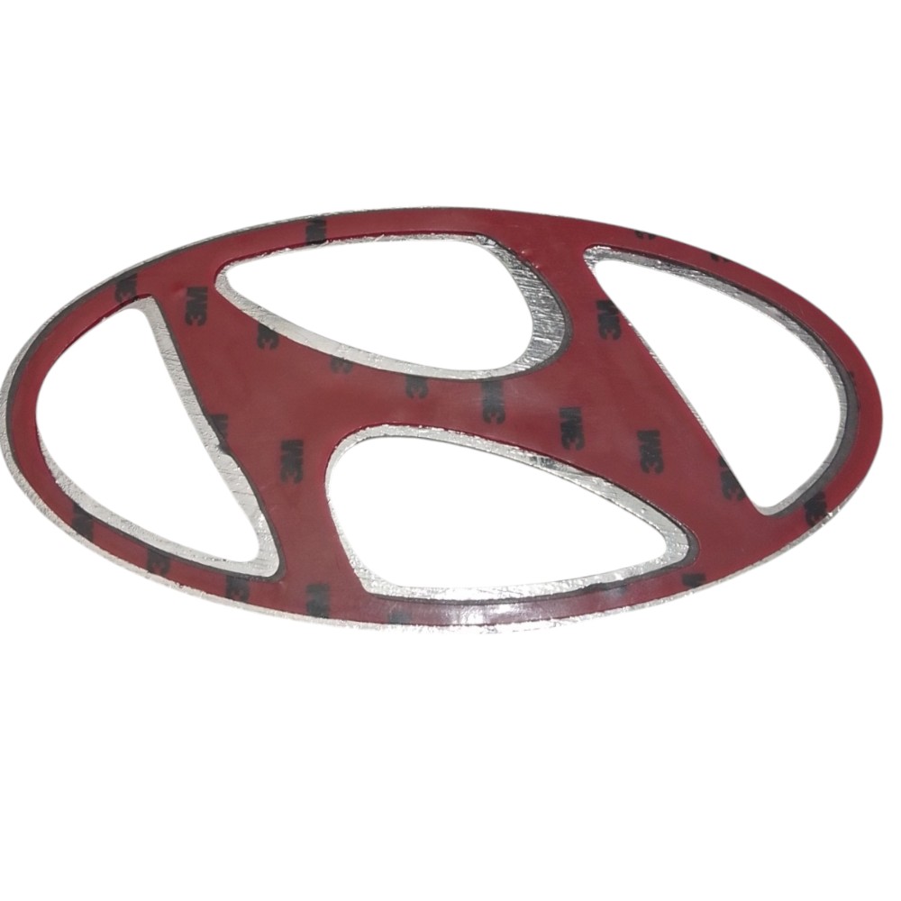 Emblema Traseiro Do Hyundai Hb20 – 2013/1019 Original  Prateado 6