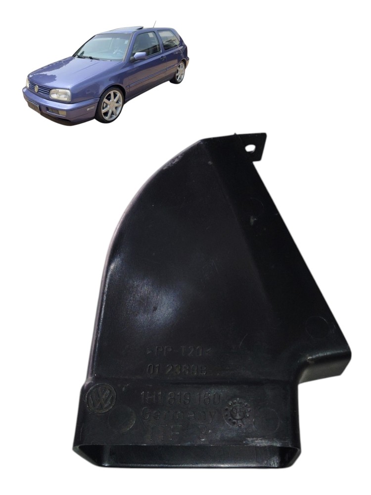 Acabamento Duto Do Ar Lado Direito Vw Golf 1995 A 2002  Preto 4